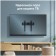 Fixed onkron fm5 black bracket