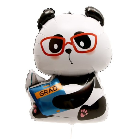 Foil ball 35 "Panda with glasses"