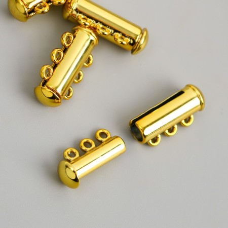 Flasp Magnetic Three -row Metal Gold 0.6x2.1 cm-3