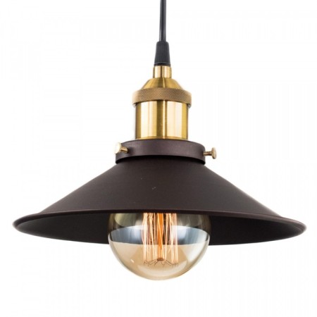 Suspension lamp Citilux "Edison" CL450101, 22.5x22.5x22 cm, 1x100W, e27, brown color-1