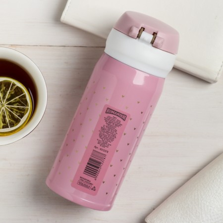 Thermos "Happiness is", 350 ml, heat conservation time 6-8 hours-2