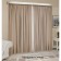 Set of curtains "Canvas", size 200x250 cm, 2 pcs, beige color