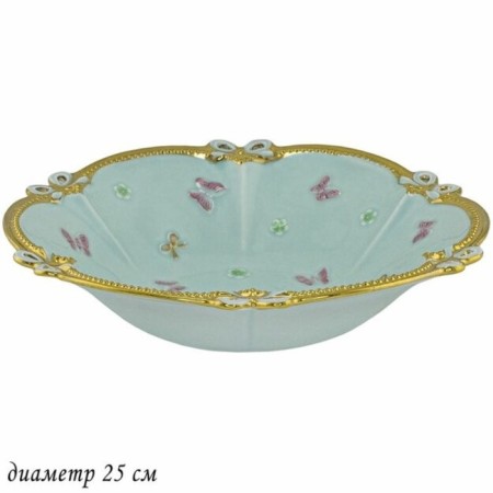Lenardi salad bowl, 25 cm, menthol color