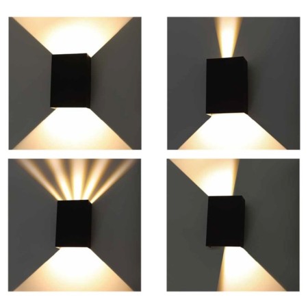 Facade lamp Arte Lamp Algol A5640al-2BK, LED, 2x5 W, 5x9.5x15 cm, 650 lm, black-3