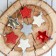 Jewelry decoration "Assorted Stars" (set 15 pcs) 3.5 cm, mix