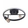 Acropolus chandelier 35W LED black, gold 2700-6400K 30x30x15cm