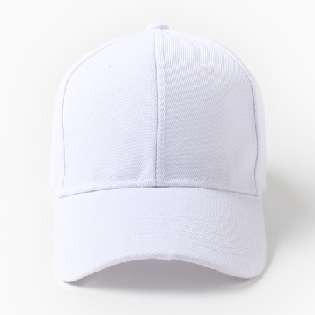 Baseball cap, white color, size 56-58-1
