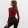 TOP with a long sleeve Minaku: Sportly; color Bordeaux rr m