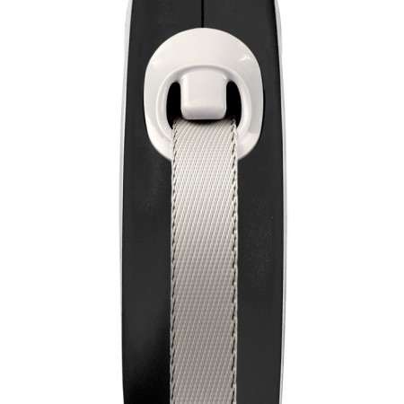 Roulette Flexi New Line Comfort L (up to 50 kg) tape, 8 m gray/black-2