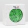 Waffel figures "Rose sheet", small, 38 mm, green, 1000 pcs