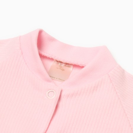 Details for children with closed legs, pink color, height 62-1