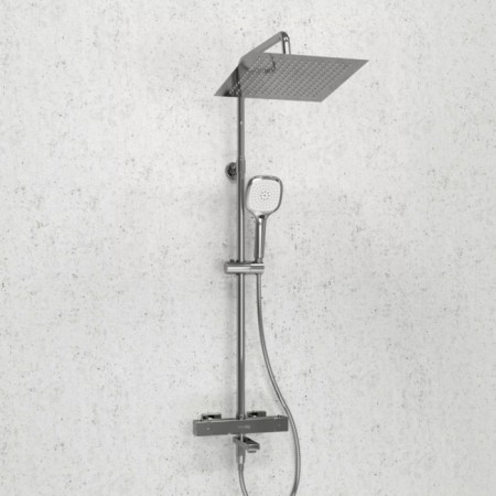 Show system Wasserkraft a199.118.065.010.ch Thermo, tropical shower, thermostat, chrome-1