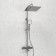 Show system Wasserkraft a199.118.065.010.ch Thermo, tropical shower, thermostat, chrome