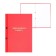 The A4 Diploma Labulum folder on bolts, boumvinyl, without paper, red color (capacity up to 300 sheets)