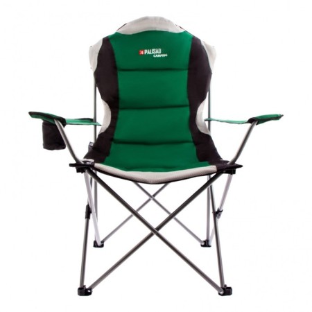 Folding chair with armrests and cup holder Palisad Camping, 60x60x110/92 cm-14
