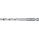 Bison drill, steel P6M5, hexagonal shank, 5 x 104 mm, class in