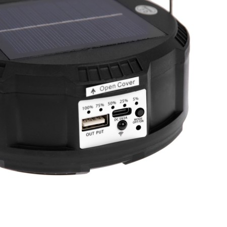 Garden lamp on the sunbater "Flight", 13 × 6 × 13 cm, 6 LED, remote control, glow RGBW-5