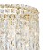 Suspended Indigo, 12041/10p Gold. 10x40W, E14, 1000x300x315/1115 mm