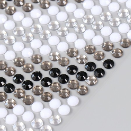Rhound rhinestones d 6 mm, black-2