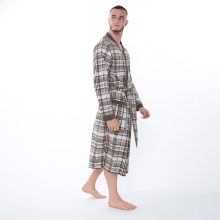 Male robe, brown color, size 56-2