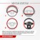 SkyWay Combo-3 scrap, size m, black-red, eco-leather, s01102359