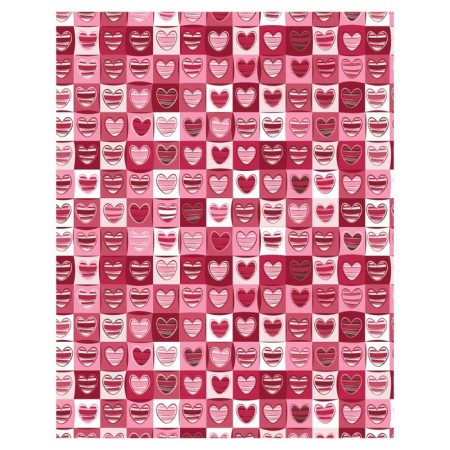 Pillow Roller "Panel with hearts, decorative, size 16x45 cm-1