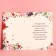 Postcard "Happy Birthday", flowers, craft, 12 × 18 cm