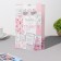 Postcard "Happy newlyweds on the wedding day!" Congrev, embossing, pink tone, 29x19 cm