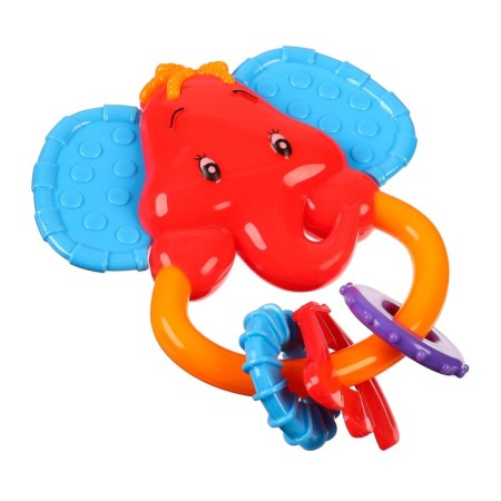 Rattle "Africa: elephant", color mix-3
