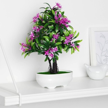 Bonsai in the pot "bright tree" 10x20 cm, mix-3