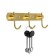 Cappio CVT004 hanger, metallic, three -horn, color gold