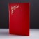 Address folder "vignette" boumvinyl, soft, red, a4