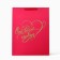 Laminated vertical packet “From the whole heart”, glitter, l, 31 × 40 × 11.5 cm