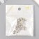 Busina for creativity Metal "Wings folded with heart" silver 1.2x1.1x0.7 cm