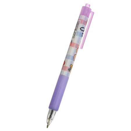 Gel handle, automatic 0.5 mm, black rod, Mix case with a pattern (barcode on a piece)-2