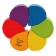 A rattle for newborn "Rainbow"