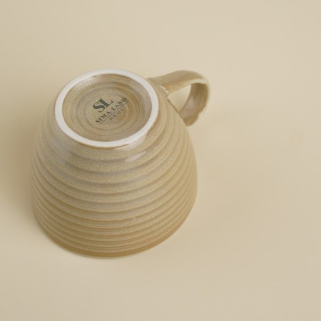Porcelain mug SL Home "Sandy Breeze", 320 ml, beige color-2