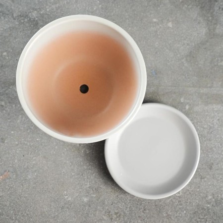 Flower pot "Gray" 1.65l, mix-6