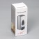 The dispenser for an antiseptic or liquid soap is mechanical, 600 ml, plastic, white color