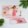 Gift New Year's Set of Notepad, Pen and Balm for the Lip "Shine all year round"