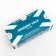 Medical High Risk gloves, latex, dark blue 18 g/pc, rr l, 25ar (2-hred chlorine)