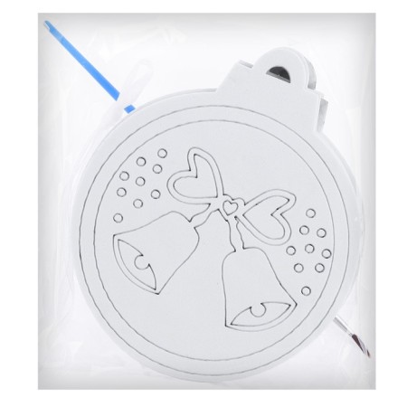 Christmas tree decoration for coloring "Calling" 4 pcs., Brush-4