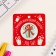 New Year of the setting icon d = 35 mm "Gift" 6.5x6.5 cm