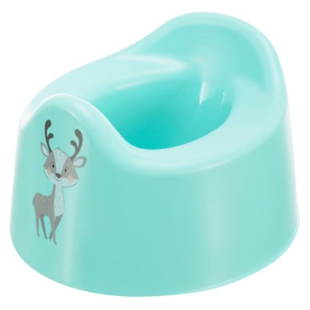 Children's pot, green color-1