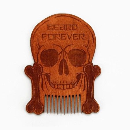 A comb for a beard in the “Skull” envelope 7.3 x 9.7 cm-2
