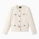 Women's tweed jacket mist r.42, milk