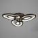 Chandelier 1094/3bk LED 48W 3000-6000k Dimmer black 50x50 cm Bayerlux