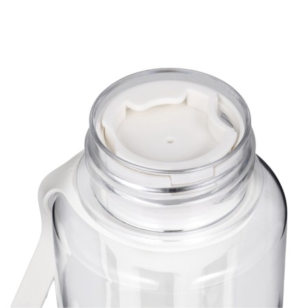 Water bottle, 800 ml, 22 x 10.5 cm, with sieve, white-2