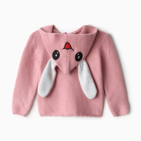 Jumper children's, the color is light pink, height 104 cm-3