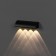 Facade lamp “Cascade”, FSD-092, 4 W, 3000k, 4 rays, IP65, 220 V, metal, black
